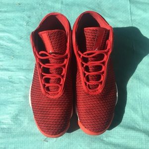 Jordan Air Red Sneakers